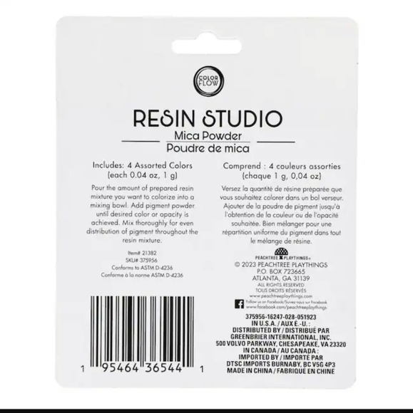 2/$8 Color Flow Resin Studio Mica Powder, 4 ct.-Warm Colors Set - Picture 2 of 5